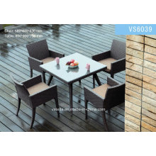 Outdoor Dining Table Garden Chair / Rattan Furniture